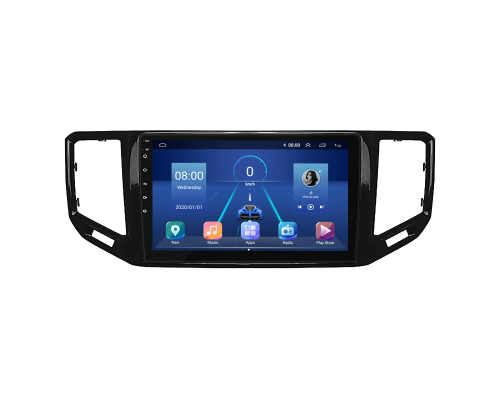 Штатная магнитола Lesko для Volkswagen Teramont I Рестайлинг 2021-н.в. экран 10" 6/128Gb 4G Wi-Fi GPS Top