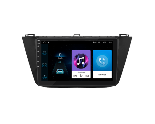 Штатная магнитола Lesko для Volkswagen Tiguan II 2016-2020 экран 10" 1/16Gb Wi-Fi GPS Base