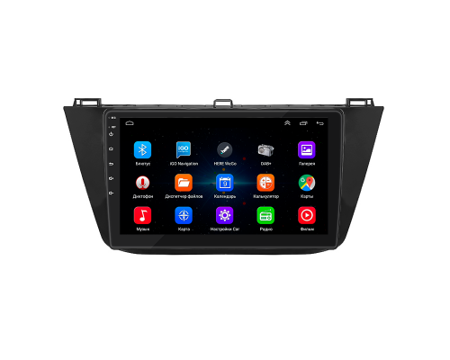 Штатная магнитола Lesko для Volkswagen Tiguan II 2016-2020 экран 10" 1/16Gb Wi-Fi GPS Base