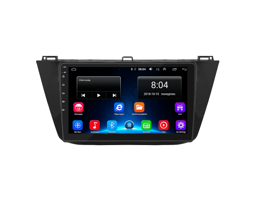 Штатная магнитола Lesko для Volkswagen Tiguan II 2016-2020 экран 10" 2/32Gb Wi-Fi GPS Base