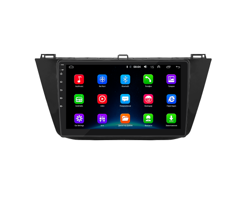 Штатная магнитола Lesko для Volkswagen Tiguan II 2016-2020 экран 10" 2/32Gb Wi-Fi GPS Base