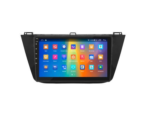 Штатная магнитола Lesko для Volkswagen Tiguan II 2016-2020 экран 10" 2/32Gb CarPlay 4G Wi-Fi GPS Prime