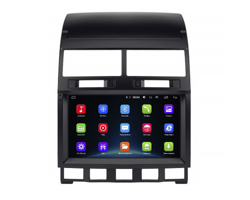 Штатная магнитола Lesko для Volkswagen Touareg I Рестайлинг 2006-2010 экран 9" 2/32Gb Wi-Fi GPS Base