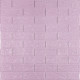 3D панель самоклеющаяся 700x770x3мм кирпич Светло-фиолетовый (015-3) SW-00000574