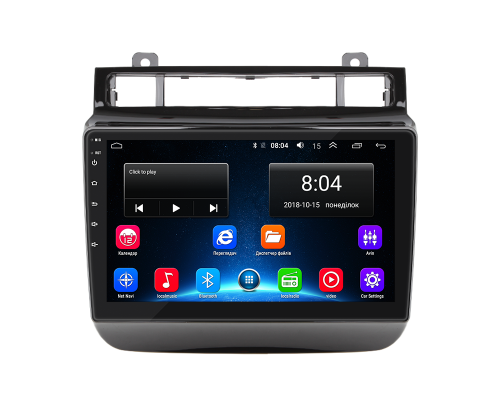 Штатная магнитола Lesko для Volkswagen Touareg II Рестайлинг 2014-2018 экран 9" 2/32Gb Wi-Fi GPS Base