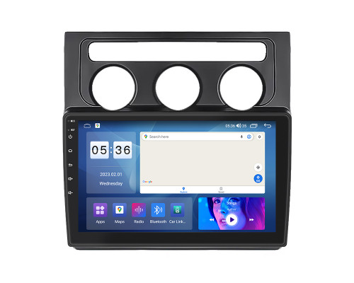 Штатная магнитола Lesko для Volkswagen Touran I 2003-2006 с 10-дюймовым экраном, CarPlay, 4G, GPS