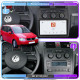 Штатная магнитола Lesko для Volkswagen Touran I 2003-2006 экран 10" 4/64 QLED CarPlay 4G Wi-Fi GPS 360 Prime