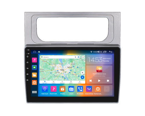 Штатная магнитола Lesko для Volkswagen Touran II 2010-2015 с экраном 10" и поддержкой CarPlay