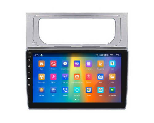 Штатная магнитола Lesko для Volkswagen Touran II 2010-2015 с экраном 10" и поддержкой CarPlay