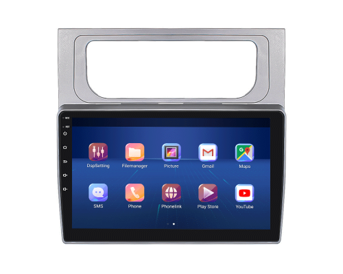 Штатная магнитола Lesko 10" для Volkswagen Touran II 2010-2015 с 4/32Gb, 4G, Wi-Fi и GPS