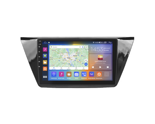 Штатная магнитола Lesko для Volkswagen Touran III 2015-н.в. экран 10" 2/32Gb CarPlay 4G Wi-Fi GPS Prime