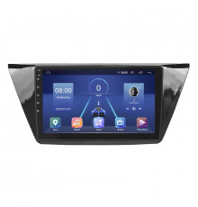 Штатная магнитола Lesko для Volkswagen Touran III 2015-н.в. экран 10" 6/128Gb 4G Wi-Fi GPS Top