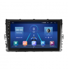 Штатная магнитола Lesko для Volkswagen Transporter T6 Рестайлинг 2019-н.в. экран 9" 6/128Gb 4G Wi-Fi GPS Top