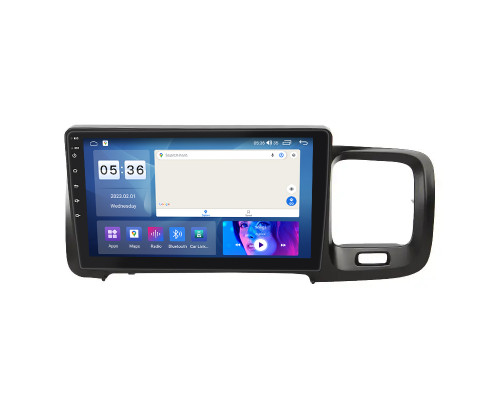 Штатная магнитола Lesko для Volvo S60 II Рестайлинг 2013-2018 экран 9" 4/64Gb CarPlay 4G Wi-Fi GPS Prime