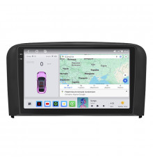 Штатная магнитола Lesko для Volvo S80 I Рестайлинг 2003-2006 экран 9" 4/64 QLED CarPlay 4G Wi-Fi GPS 360 Prime