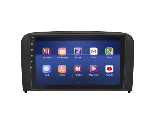 Штатная магнитола Lesko для Volvo S80 I Рестайлинг 2003-2006 экран 9" 2/32Gb 4G Wi-Fi GPS Top