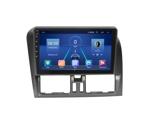 Штатная магнитола Lesko для Volvo XC60 I Рестайлинг 2013-2017 экран 9" 4/64Gb 4G Wi-Fi GPS Top