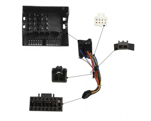 Штатная автомобильная магнитола 8" Volkswagen universal 8002A 2+32 4G