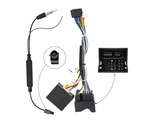 Штатная автомобильная магнитола 9" Wangi Volkswagen universal 9021A 2+32 4G