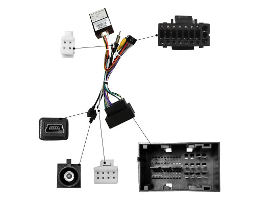 Адаптер штатного усилителя Chrysler 200 2015-2017 CAN-BUS (7883)