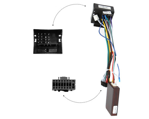 Адаптер штатной магнитолы FEELDO BMW 3-series E90 E91 E92 E93 2005-2012 CAN-BUS (7247)