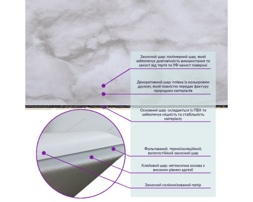 Самоклеющаяся виниловая плитка 600х300х1,5мм, цена за 1 шт. (СВП-104) Глянец SW-00000493