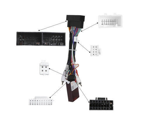 Адаптер штатного усилителя FEELDO Hyundai Elantra 2012-2014 Santa Fe 2012 Hyundai IX45 2012 CAN-BUS (7379)