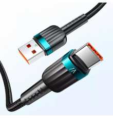 Кабель зарядний Toocki USB — Type-C 2м 100W black