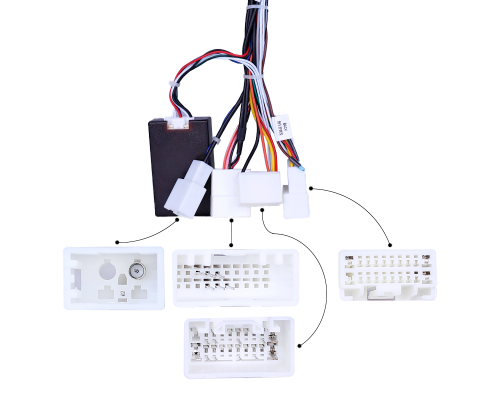 Адаптер штатного усилителя FEELDO Toyota Tundra XK50 Sequoia XK60 2007+ Lexus 330 350 AL10 2008-2015 CAN-BUS (6484)