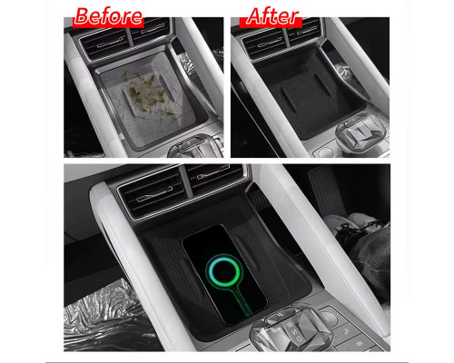 Силиконовый коврик для беспроводной зарядки BYD Yuan Up на центральной консоли нескользящая