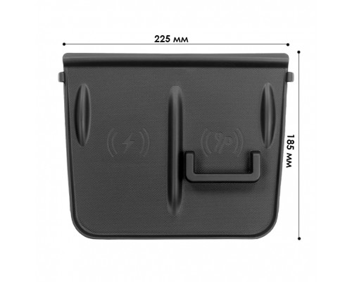 Силиконовый коврик для беспроводной зарядки Tesla Model 3/Y (TSL22052802) на центральной консоли для телефона гарнитуры нескользящий