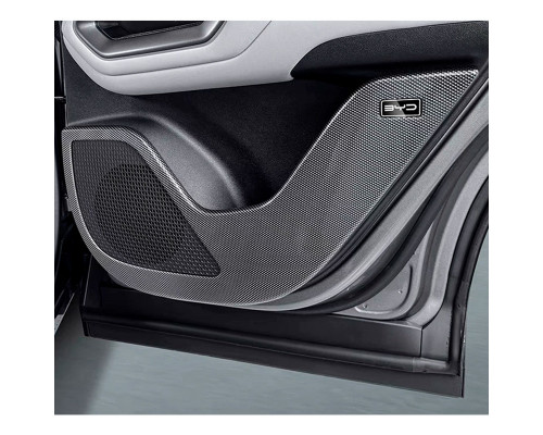 Защитные накладки на низ дверей для BYD Yuan UP 4 шт из углеродного волокна