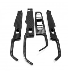 Декоративные внутренние накладки на ручки дверей для BYD Yuan UP 4 шт из углеродного волокна