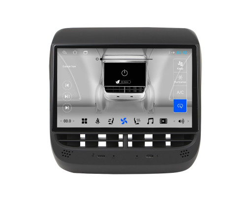 Мультимедийный экран Mekede MTS3 7" для Tesla model 3 Y для пассажира Android Car-Play + Android auto с Управление климатом Prime 2/32 Car-Play