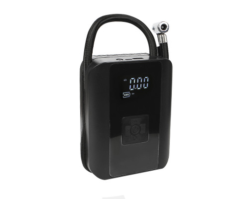 Портативный автомобильный компрессор HELLOLEIBOO CQB-006 беспроводной с дисплеем