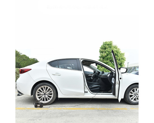 Автомобильный компрессор HELLOLEIBOO ZY-825 двухцилиндровый с цифровым дисплеем и кабелем 3 м + сумка