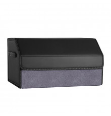 Автомобильный органайзер 5699 Gray компактный вместительный два отдела для хранения на магнитах с ручкой  53*32*29 см