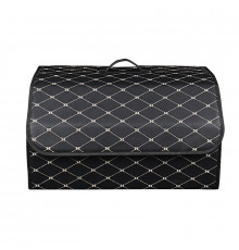 Автомобильный органайзер XY0-52 Black-Gold компактный вместительный два отдела для хранения на магнитах с ручкой  40*31*29 см