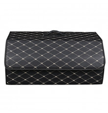 Автомобильный органайзер XY0-52 Black-Gold компактный вместительный два отдела для хранения на магнитах с ручкой  55*31*29 см