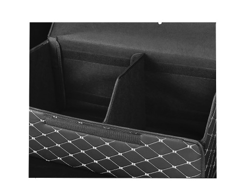 Автомобильный органайзер XY0-52 Black-Gold компактный вместительный два отдела для хранения на магнитах с ручкой  55*31*29 см