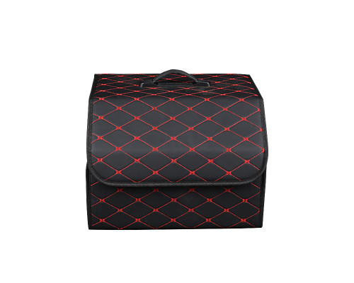 Автомобильный органайзер XY0-52 Black-Red компактный вместительный два отдела для хранения на магнитах с ручкой  40*31*29 см