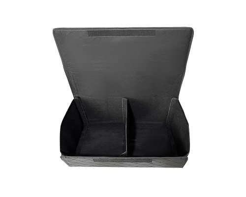 Автомобильный органайзер ZWX-002 Brown-Gold компактный вместительный два отдела для хранения на липучке с ручкой  65*30*30 см