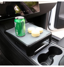 Автомобильная подставка органайзер Tesla Model 3/Y (TSL22102101) центральной консоли пластиковая Gray