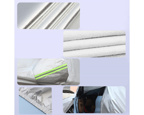 Защитный чехол-тент для автомобиля Sedan от снега дождя солнца водонепроницаемый пыленепроницаемый 480*180*150