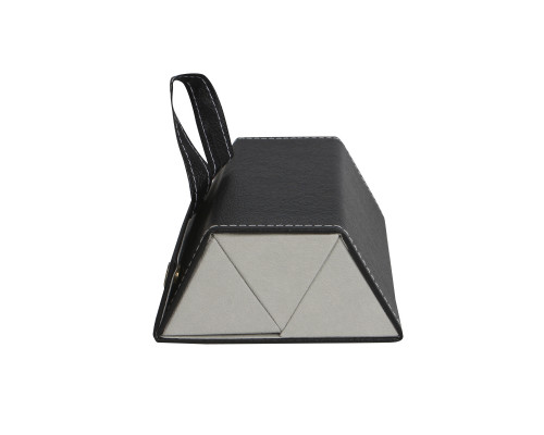 Футляр для хранения очков кладной органайзер-чехол подвесной Черный 3 отделения