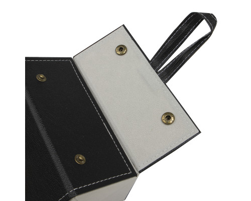 Футляр для хранения очков кладной органайзер-чехол подвесной Черный 3 отделения