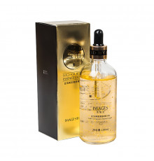 Сыворотка для лица питательная антивозрастная с экстрактом золота IMAGES Gold Flakes Gold Foil Beauty Essence Liquid 100 мл