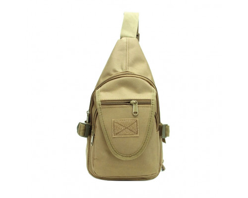 Рюкзак тактический на одно плечо AOKALI Outdoor A32 Sand