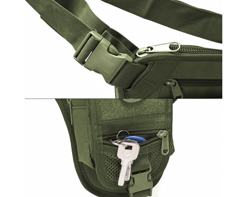 Сумка тактическая на пояс AOKALI Outdoor A176 Green