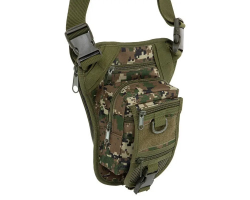 Сумка тактическая на пояс AOKALI Outdoor A176 Green Acu